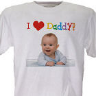 I Love Daddy  Personalized Photo T-Shirt
